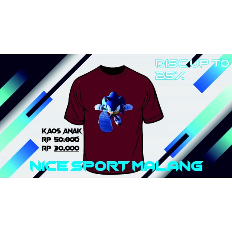 promo Kaos kartun anak Kota malang