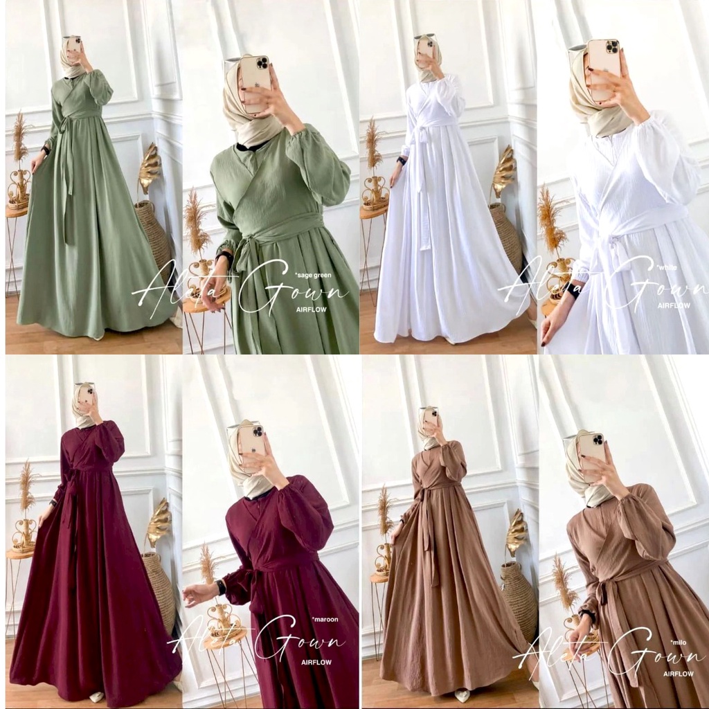 Aletta Dress / Dress Crinkle / Dress Crinkle Premium /  Dress Crinkle Airflow / Dress Crincle / Dress Cringkle / Dress Crincle Airflow / Dress Crinckle Airflow Premium / Dress Crincle Premium Airflow / Crinkle Dress / Crincle Airflow / Gamis Crinkle Jumbo