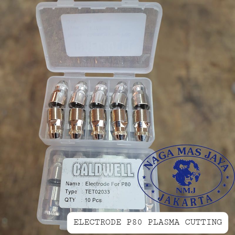 CALDWELL ELECTRODE P80 ORIGINAL / MATA CUTTING PLASMA ELEKTRODE P80 CALDWELL