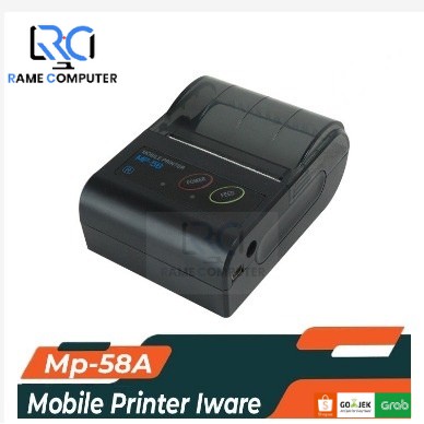 BONUS POCKET PRINTER Iware MP58A BLUETOOTH THERMAL PORTABLE MINI MOKA POS paytren Fastpay kudo pawoon Pay