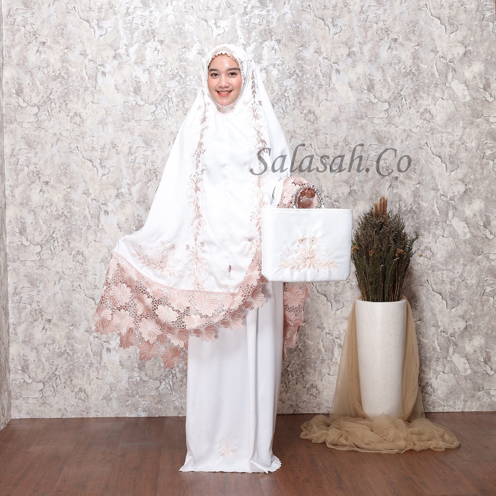 Mukena Aisyah Bordir Mewah Terbaru 2021 Mukena Dewasa
