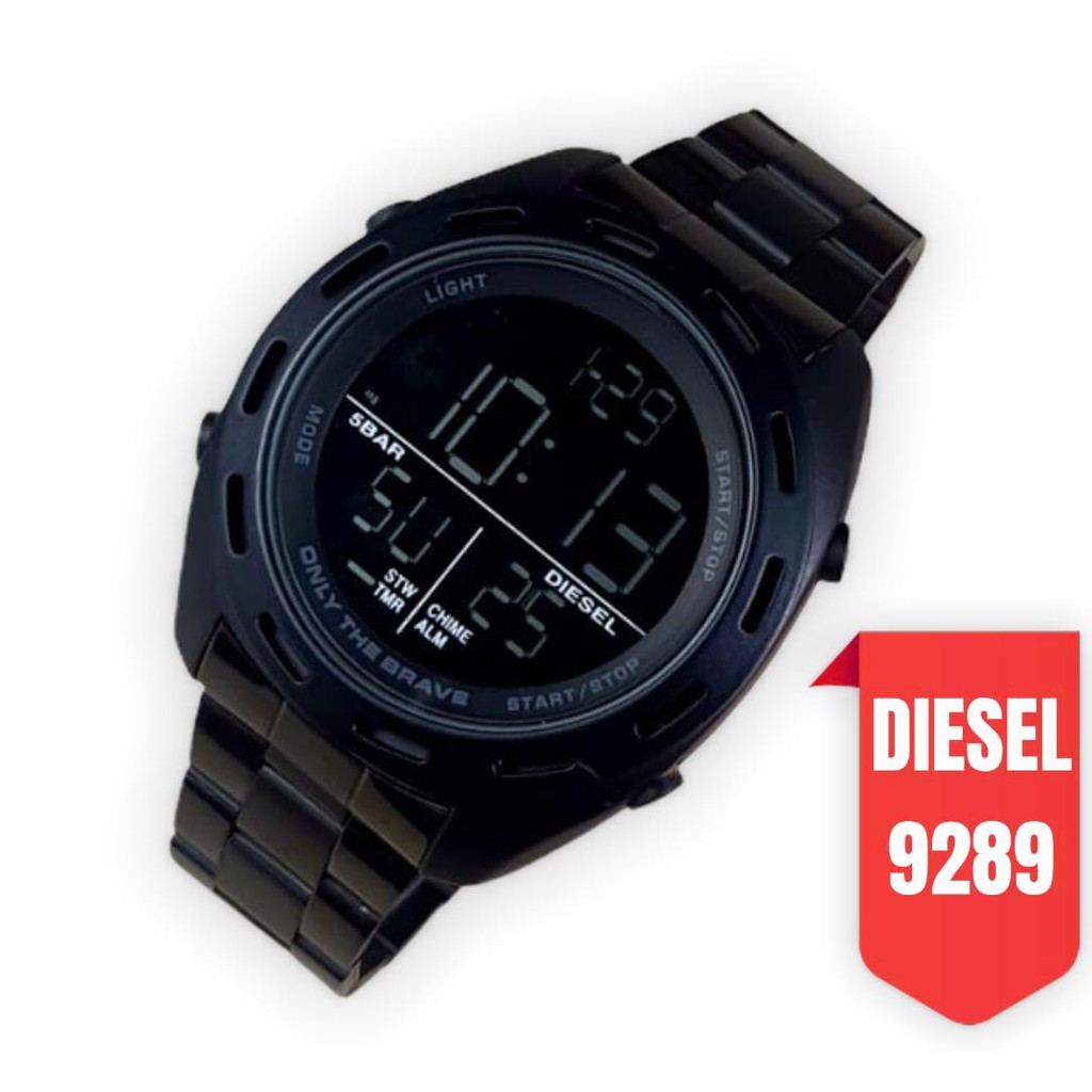 JAM TANGAN PRIA DIGITAL D1ESEL STRAP RANTAI