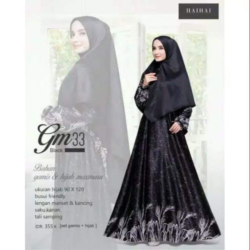 GM 33 HAITWO GAMIS PLUS HIJAB