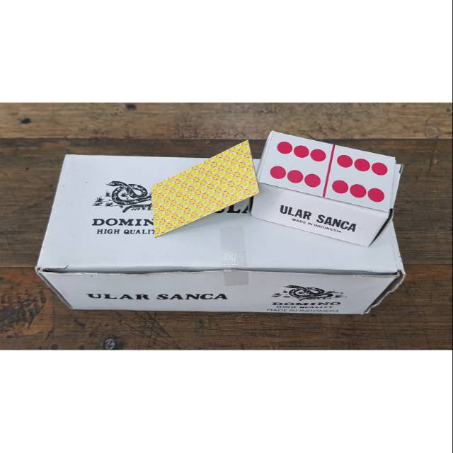 Domino Ular Sanca Putih / Mainan / Kartu Domino