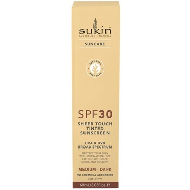 NEW Sukin SPF 30 Tinted/Sheer Sunscreen Lotion