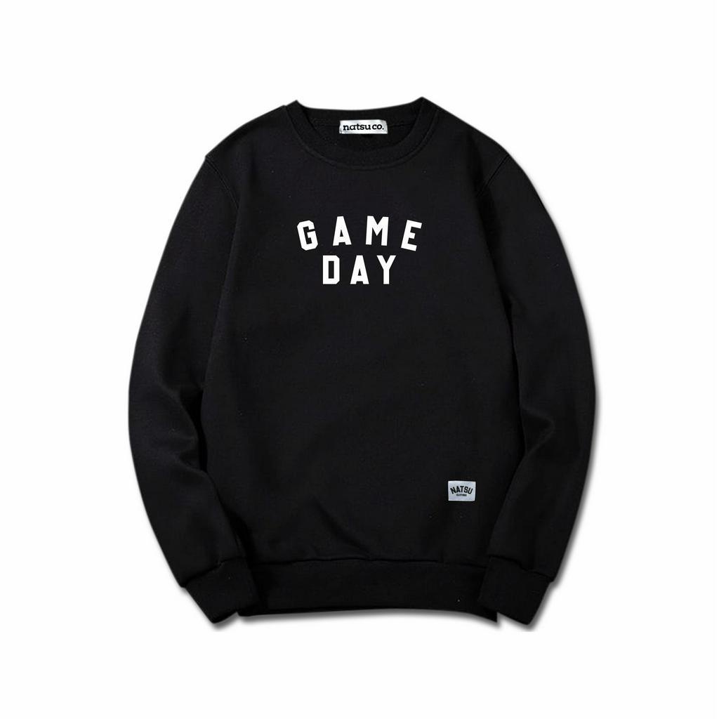 Crewneck Sweater Simple Unisex Natsu co. - Game Day NATSU x PANDAWA HOODIE