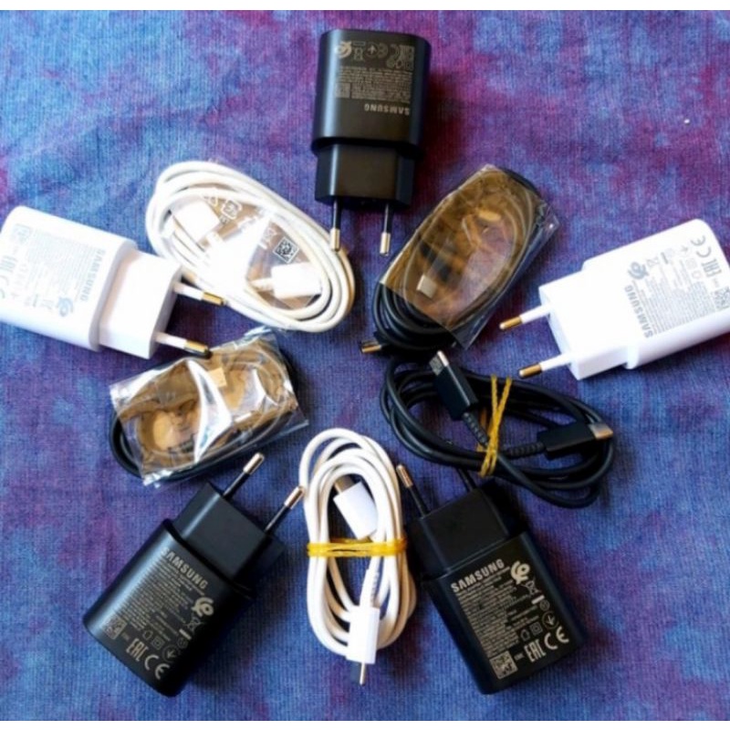 Charger Samsung C To C Ori Bawaan 25Watt For A70 | A71 | A80 | A72