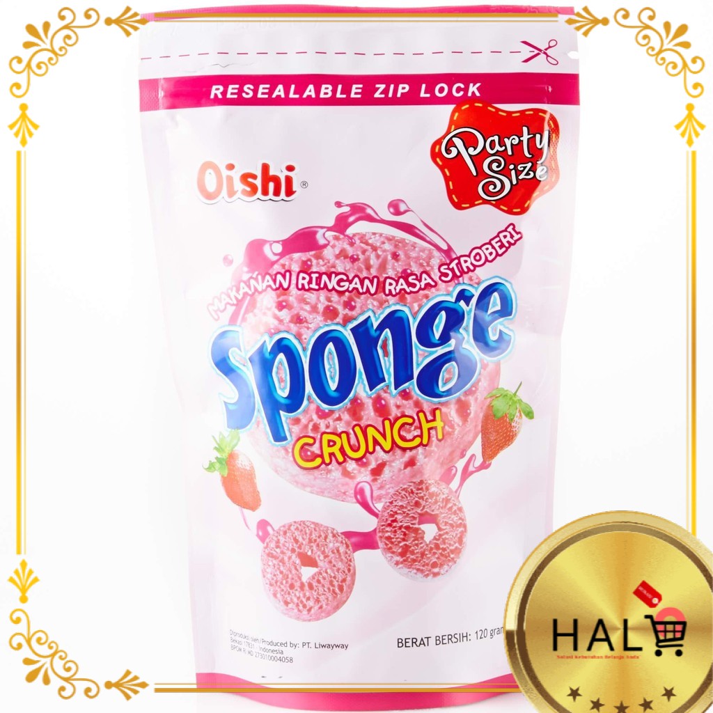 

OISHI SPONGE CRUNCH STRAWBERRY 120 GR