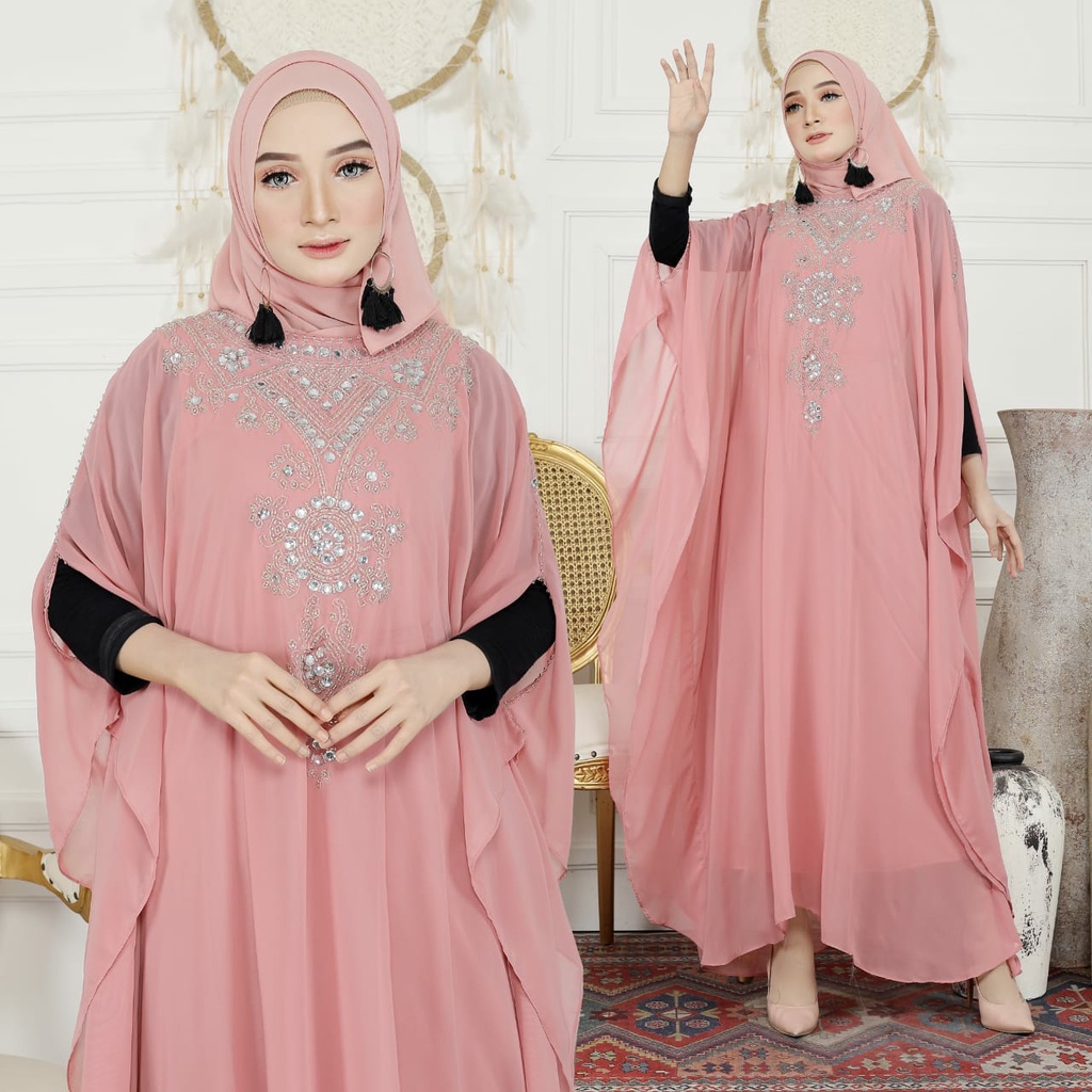 HOPYLOVY - KAFTAN WANITA HIJAB MODEL TERBARU JIHAN