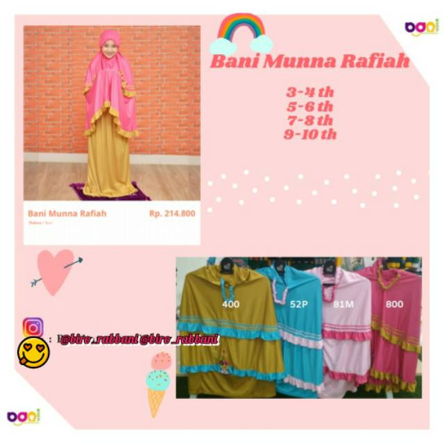 BANI BATUTA MUKENA MUNA RAFIAH