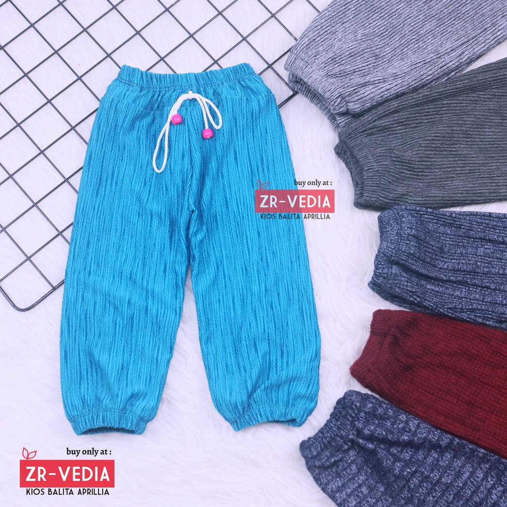 (UNIVERSAL) Jogger Molly Uk 1-12 Tahun / Pants Celana Panjang Polos Anak Perempuan Laki Laki Murah