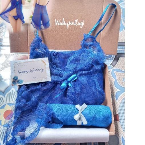 

Menarik Hampers Lingerie Deep V Nect - Kado Pernikahan 66D**