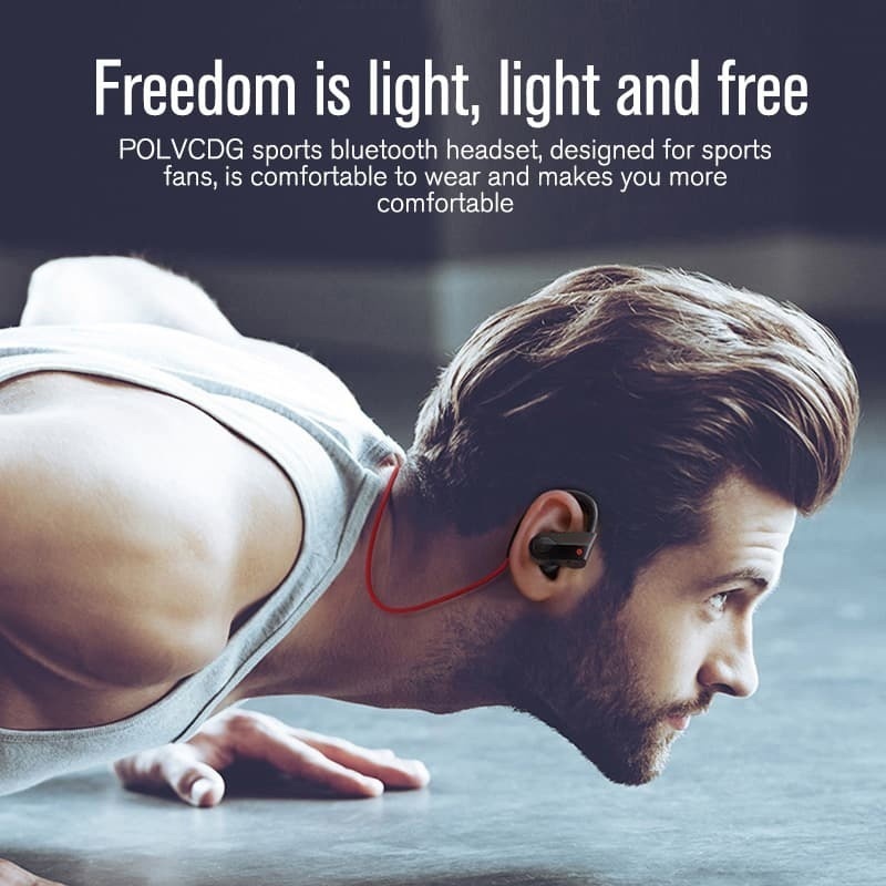 K98 Olahraga Tahan Air Wireless Earphone Bluetooth 5.0 with Mic Subwoofer Stereo Dual Ear Hanging Ear Running Wireless Headset Bluetooth Earbuds