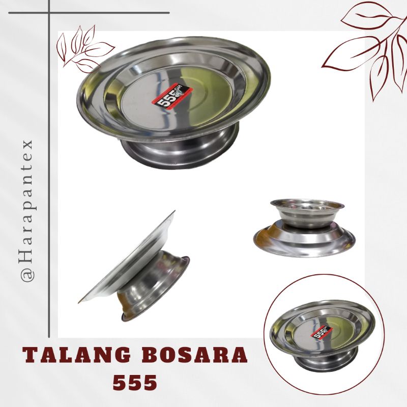 (Kecil) Piring Bosara Adat/Talang Bosara/Dudukan Bosara/Pcs