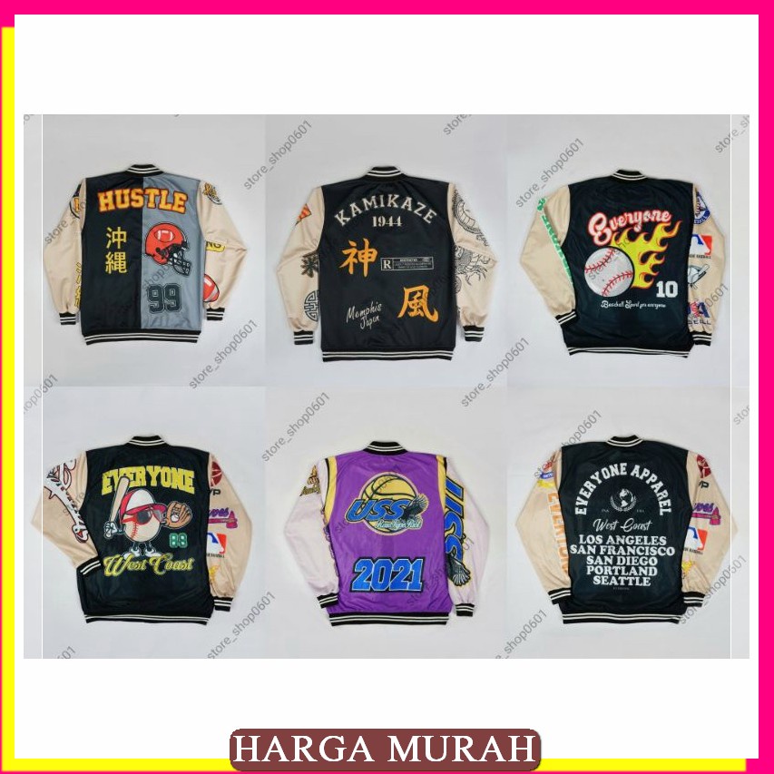 Promo Parka Cewek Ala Korea Termurah Selly Parka Hoodie Jaket Par AS361 Varsity Jacket Baseball Pri