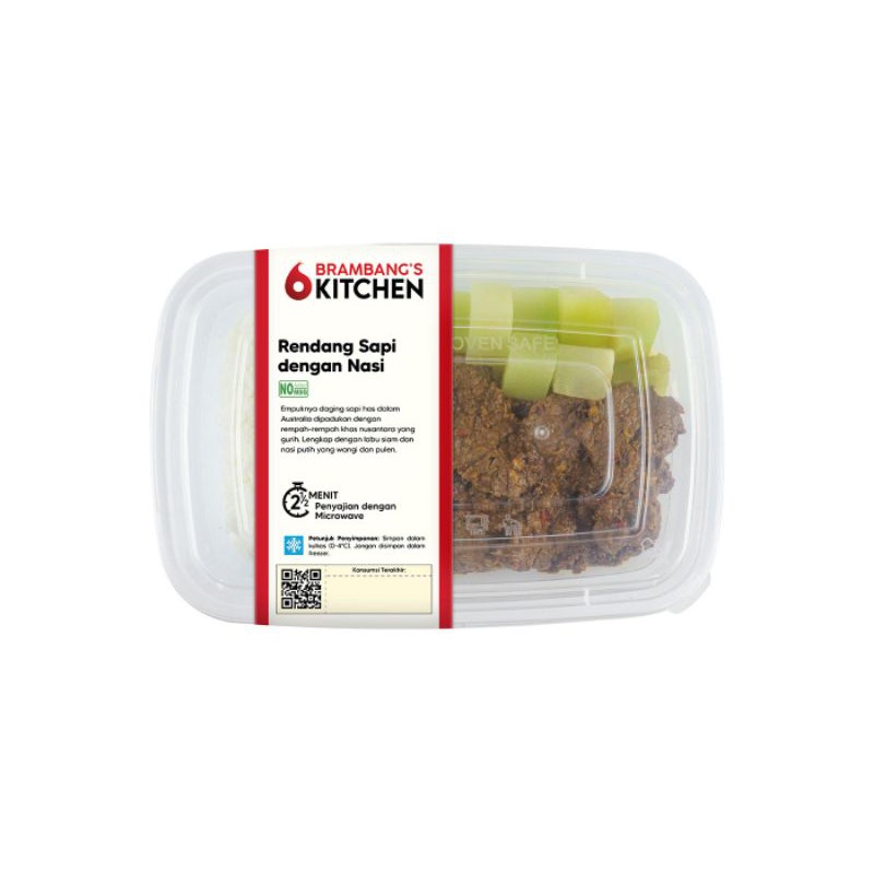 

Rendang Sapi Juicy Dengan Nasi