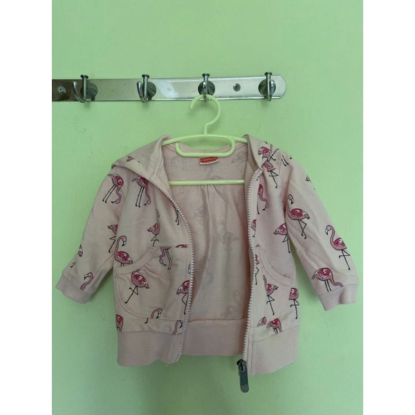 (PRELOVED) COOL BABY Jaket Bayi Motif Flamingo