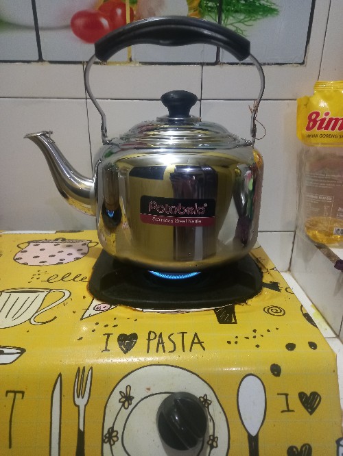 Potobelo New Kettle Stainless Steel / Teko Siul / Bunyi 5 L Cb-5.0