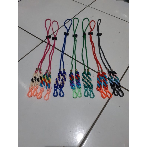 COD 3 PCS MASKER KAIN HITAM POLOS Earloop dewasa-remaja unisex