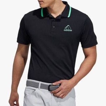 BAJU KAOS GOLF PRIA ADIDAS GOLF IRON LOGO POLO GOLF ORIGINAL