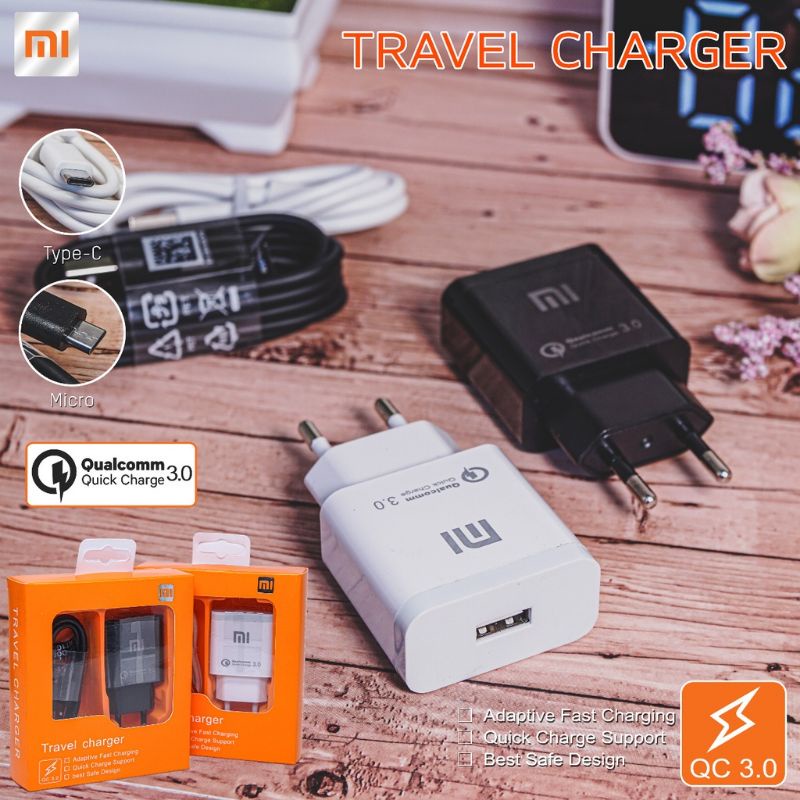 Travel charger xiomi mi6T Quick 3.0A  original 100%