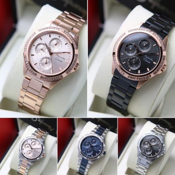 [ ORIGINAL ] Jam Tangan Wanita / Cewek Alexandre Christie 2902 AC 2902 Star Seller Termurah
