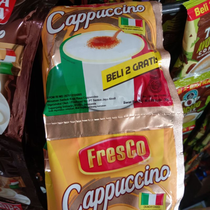 

Kopi instan FRESCO CAPPUCINO Sachet Renceng