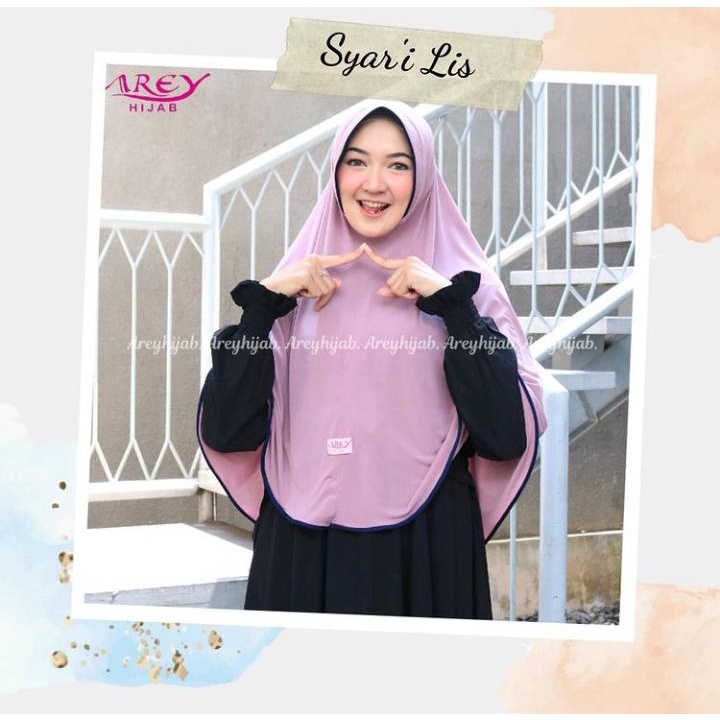 Jilbab Instan Syar'i List By AREY