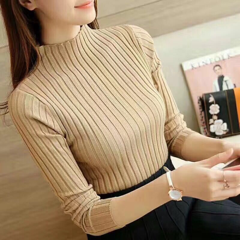 Yansan Switer Rajut / Iner Turtleneck Daisy Rajut Premium