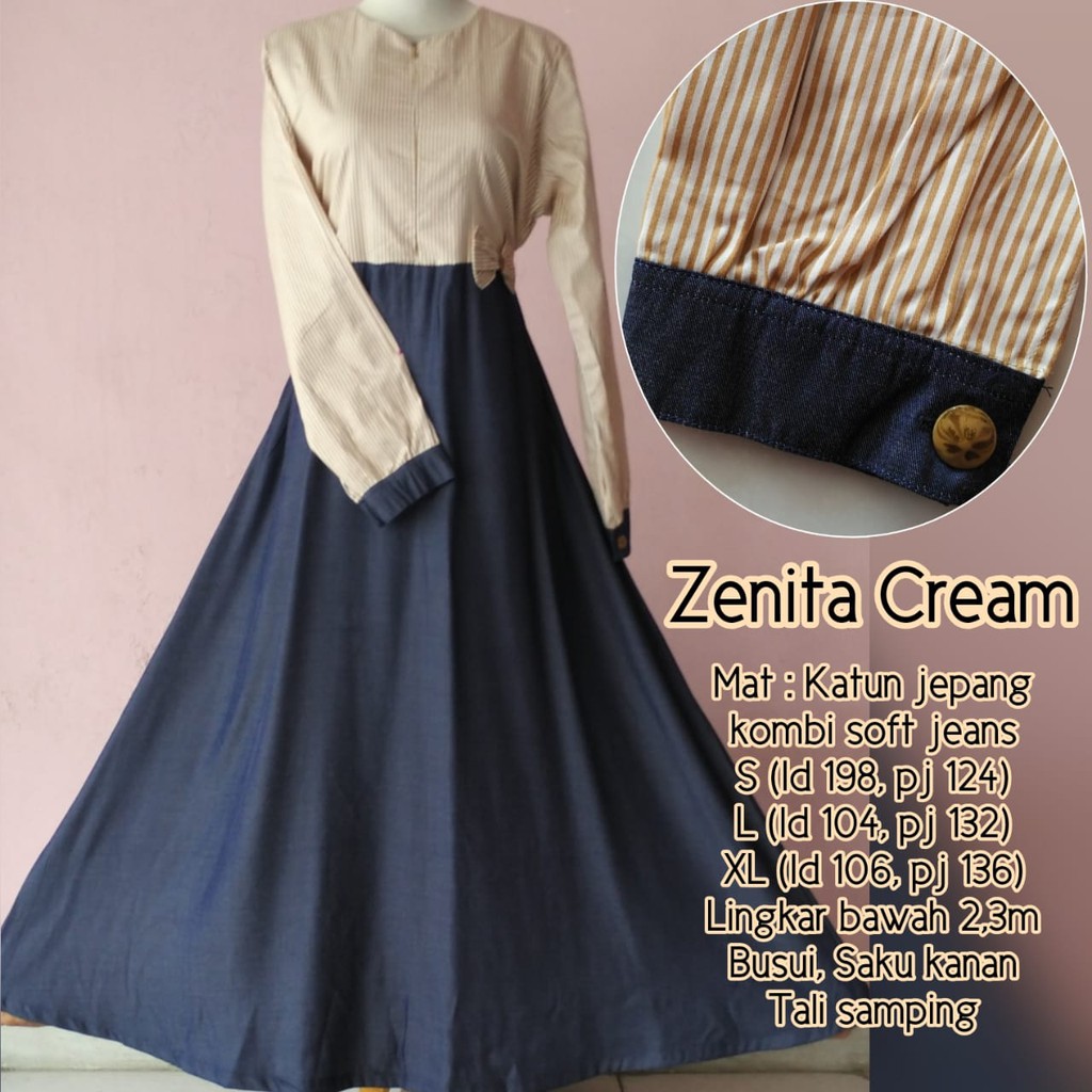 GAMIS ZENITA KATJEP COMBI SOFT JEANS BY EL FASH