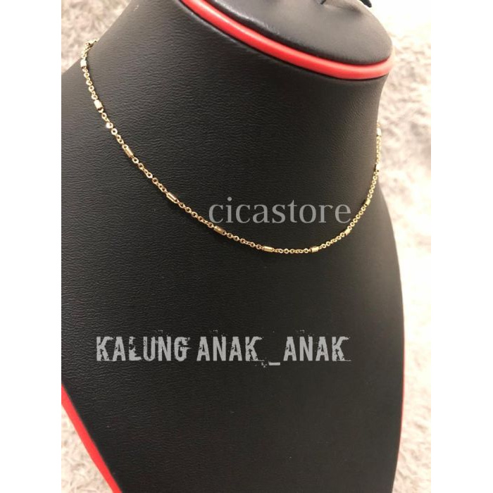 kalung titanium anak model terbaru/ kalung anak anti karat selamanya