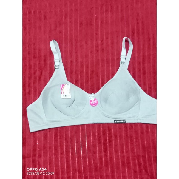 Bra promo Sport Bra bahan katun Tanpa busa..Tanpa kawat.1pcs