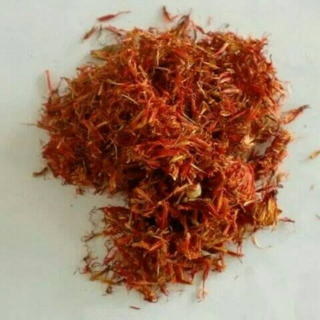 

150 G GR GRAM 河红花 HE HONG HUA BUNGA MERAH CINA CHINA SAFFRON FLOWER