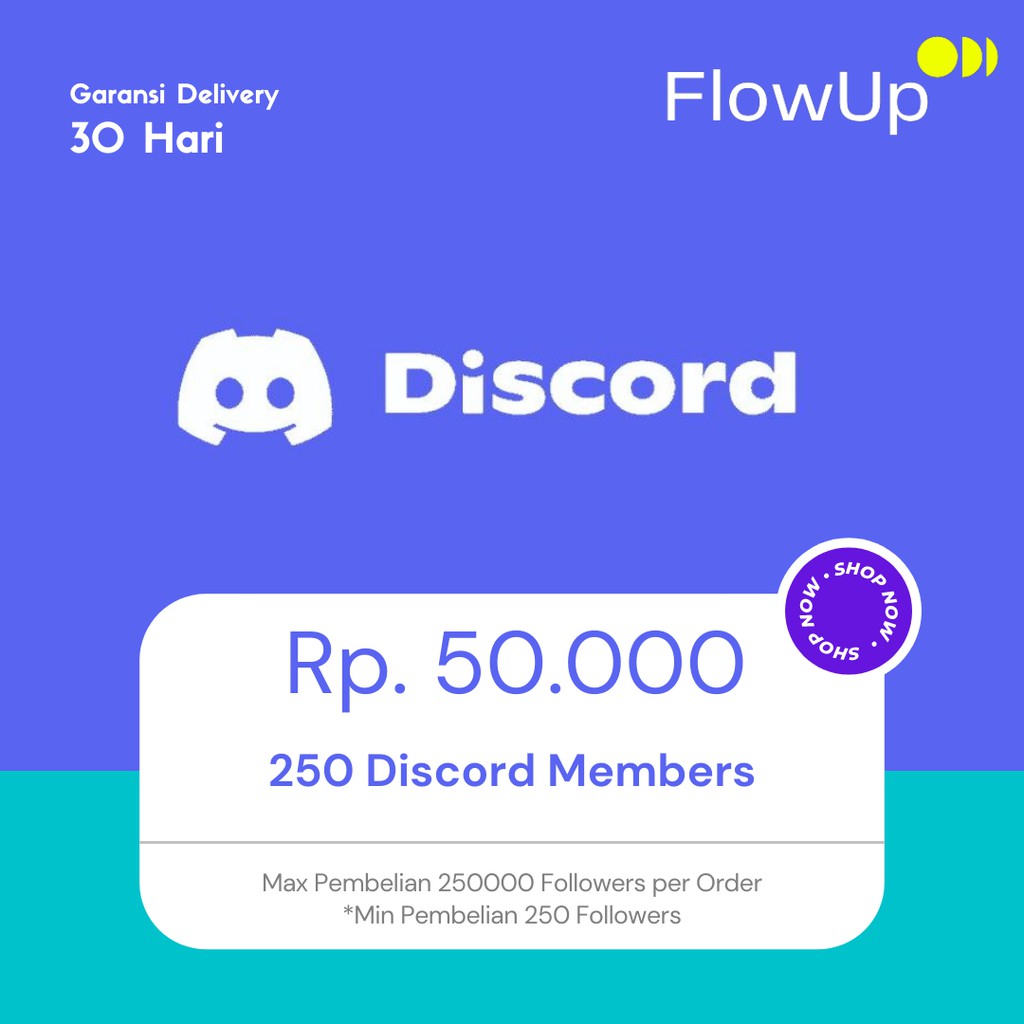 Jasa Topup Discord Channels Member [REAL/GENDER/NONDROP]