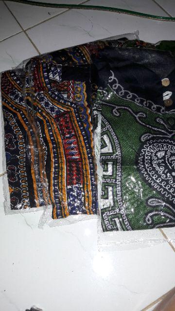 Baju Etnik Kaos Etnik Dashiki Bohemian Style All Size Pria Wanita -  Hijau