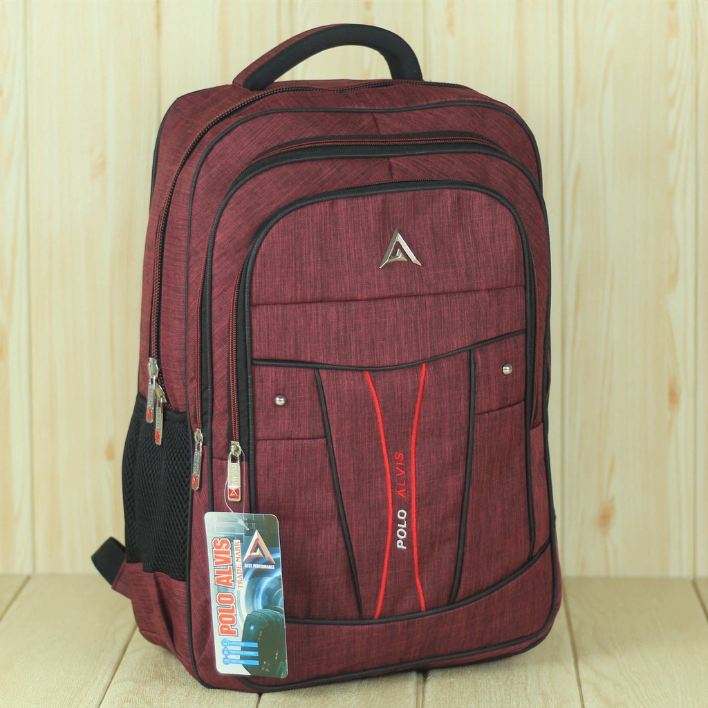 RANSEL GENDONG PRIA TAS SEKOLAH COWOK SD SMP SMA KULIAH KERJA POLO ALVIS LAPTOP KEREN STYLISH MURAH