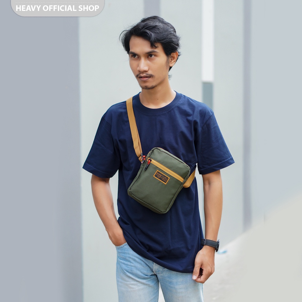 Tas Heavy ~ Heavy Official Shop ~ Tas Pria Slingbag Heavy Army Casual Pouch bag Unisex | Tas Selempang Distro | Oriented Brand