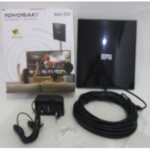 AIO-220 Antena TV TOYOSAKI Smart Chip + Kabel 10M indoor / outdoor