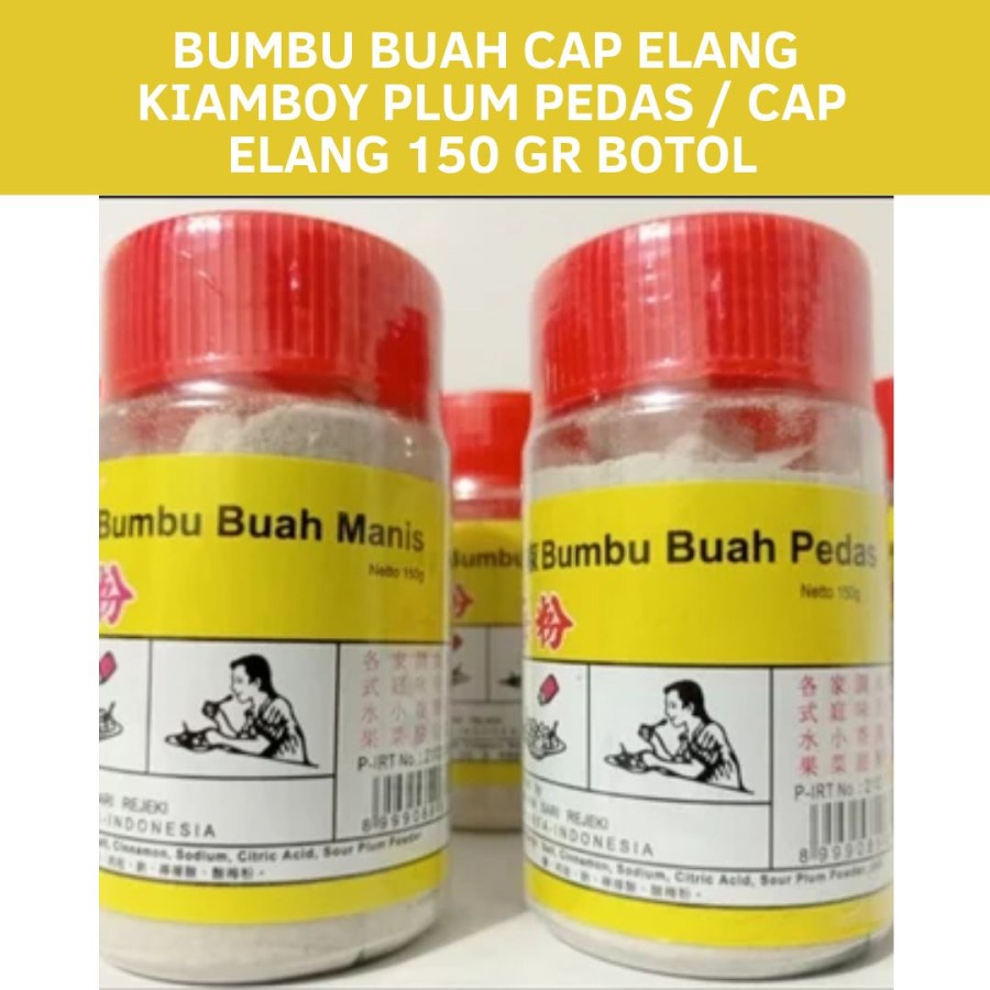 

Bumbu Buah Cap Elang Botol / Bumbu Buah Kiamboy Plum 150gr / Botol