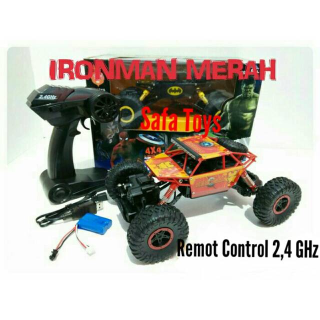 Mainan R/C 4x4 Offroad Rock Crawler Ironman 1:18