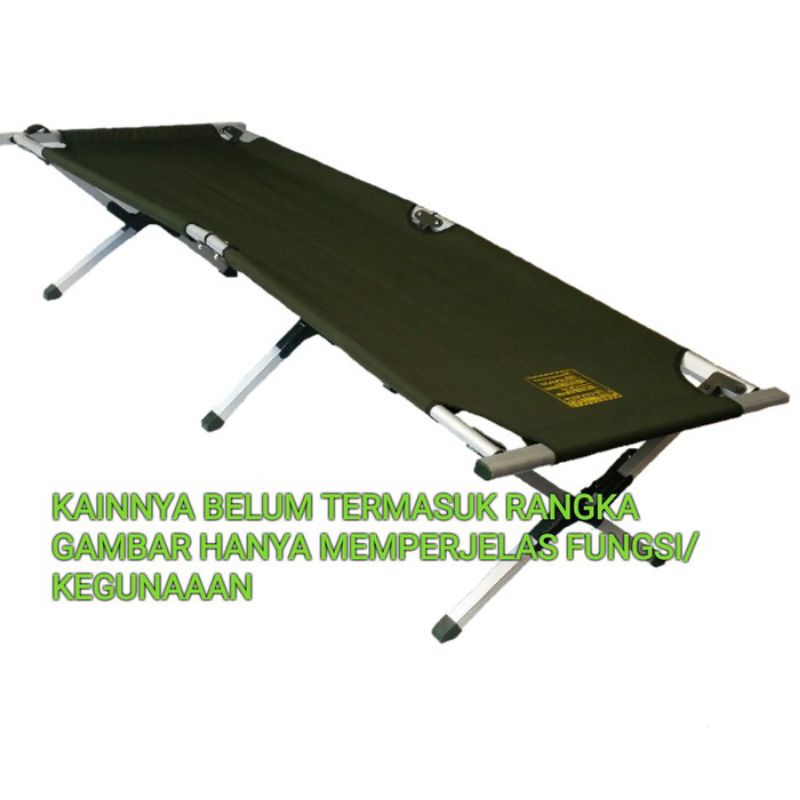 SUKU CADANG/DAUN/KAIN VELBED ALUMUNIUM