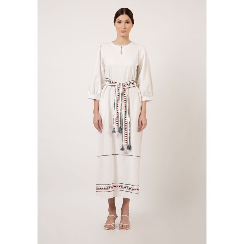 Long Sleeve Gamis With Belt - Et Cetera - Branded New & Original 100% Minor Reject Defect Pabrik