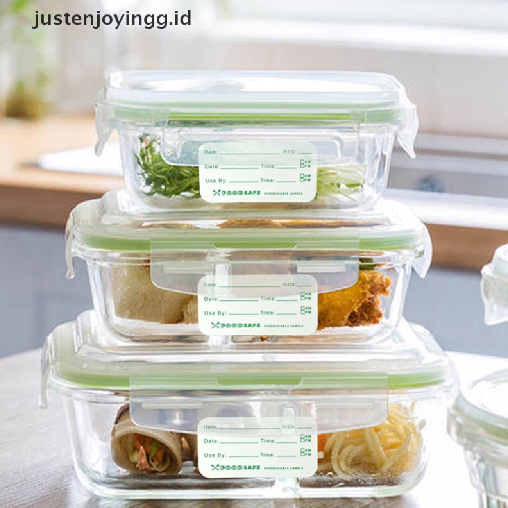 // justenjoyingg.id // 250pcs/roll Kitchen Sticker Refrigerator Freezer Food Storage Date Content Label ~