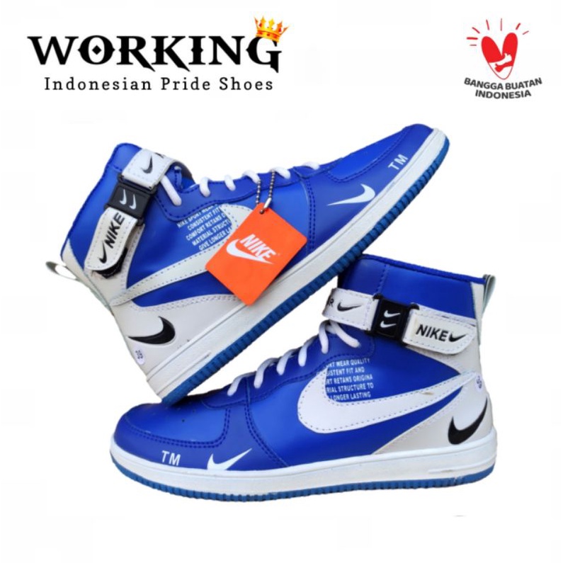 WORKING Sepatu Nike Air Force Boots Sepatu Casual Sepatu Sneaker Sepatu Pria Sepatu Wanita Sepatu Mu