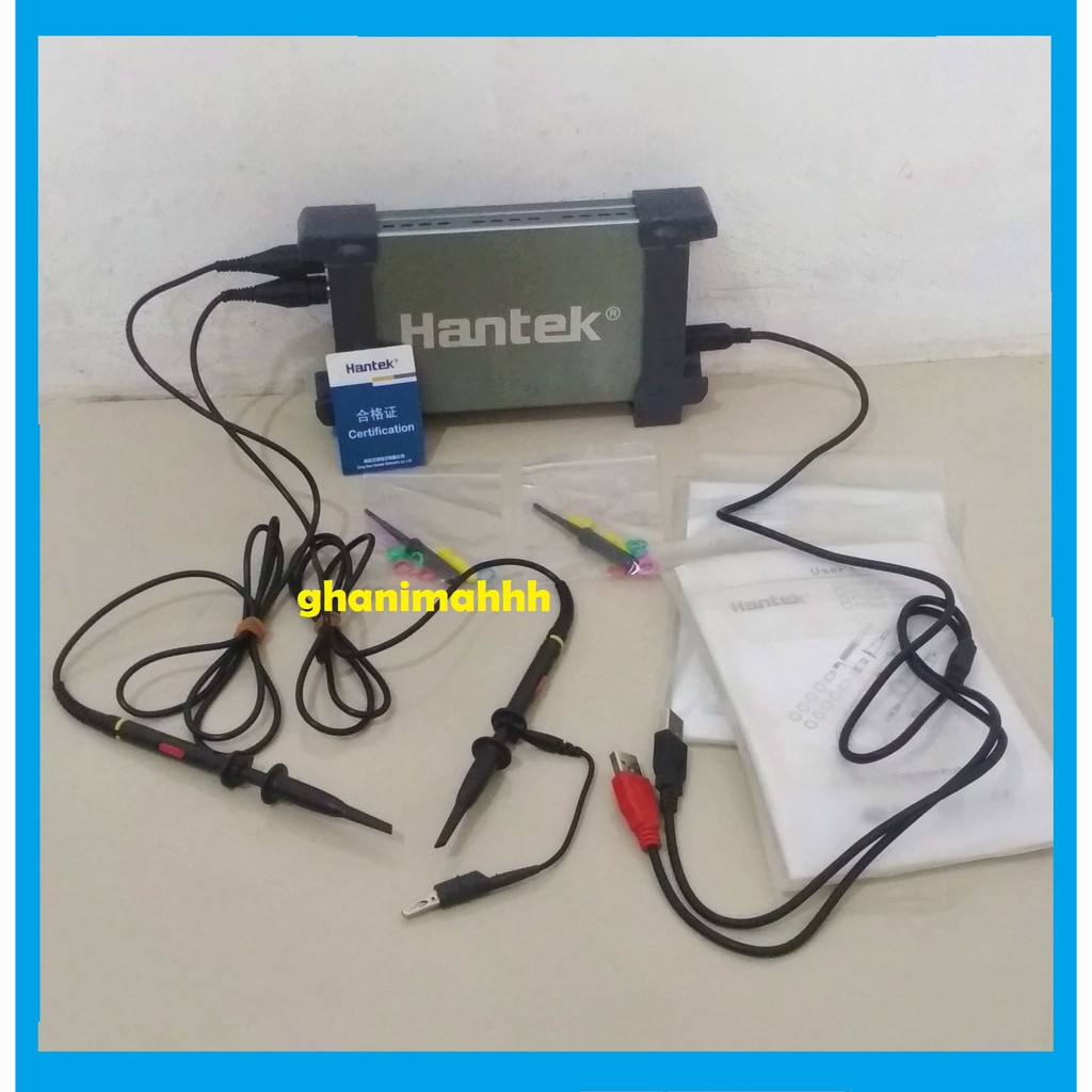 [BEKAS] HANTEK PC OSCILLOSCOPE 6022BE | OSILOSKOP DIGITAL PORTABLE | 20 MHz | SAMPLING RATE 48 MS