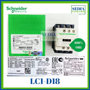 KONTAKTOR SCHNEIDER LC1D18M7 LC1 D18 LC1-D18