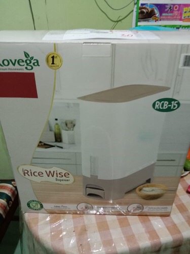 Rovega Tempat Beras Super Rice Box Rice Container Rice Wise 15kg
