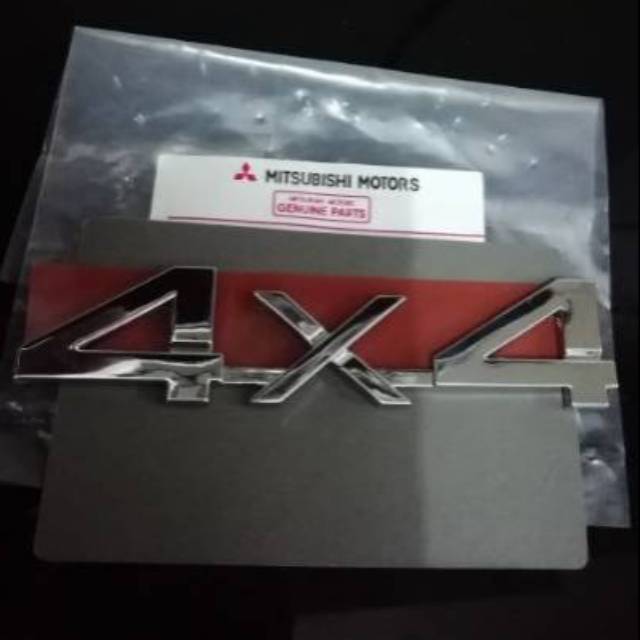 emblem 4x4 pajero sport triton all new pajero sport