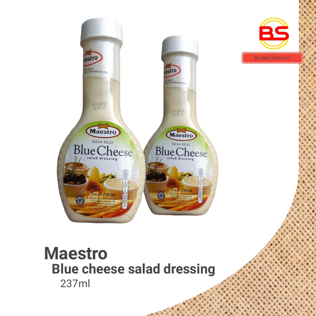 Maestro  Blue Cheese Salad Dressing /  Blue Cheese dressing 237ml