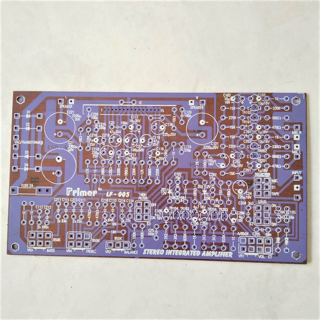 PCB - STEREO INTEGRATED AMPLIFIER . LF 005